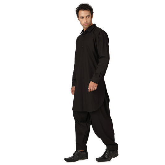 Noir Pathani Set