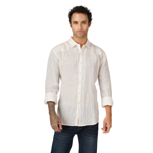 Onyx Linen Shirt - White