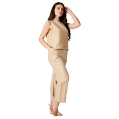 Neutral Minimalist Linen Co-Ord